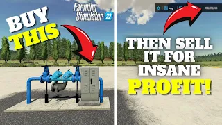 BUY THIS, THEN SELL IT FOR AN INSANE PROFIT! | Money Hack in Farming Simulator 22 | FS22