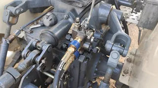 Swaraj 735. company type hydraulic DC valve fitting