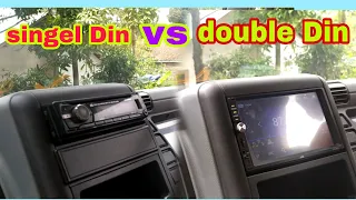 Cara ganti singel Din jadi double Din pada Mitsubishi canter