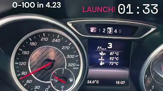 Mercedes Benz AMG A45 - 0-100 Launch Control