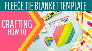 No Sew Fleece Tie Blanket Ruler Instructions
