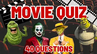 Guess the Movie Picture Quiz (40 Questions)