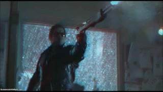 The Terminator 1984 cop shop shootout scene