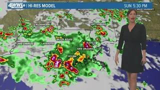 New Orleans Weather: Scattered storms return Sunday