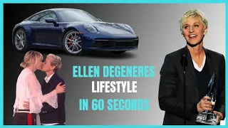 Ellen DeGeneres Lifestyle 2021☆ Net worth| Biography |Wife ♡ #shorts
