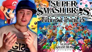 Super Smash Bros. Ultimate - Everyone is Here Trailer (E3 2018) | Reaction | This is amazing!