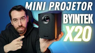 PROJETOR BOM e BARATO - BYINTEK X20 Com sistema Android