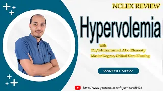 Hypervolemia ǁ def., types, causes, signs, symptoms and nursing interventions ǁ NCLEX كورس