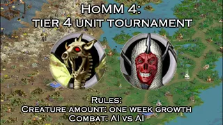 4 tier unit tournament: whos the strongest? (part 10)/ Heroes of Might and Magic 4 creature test