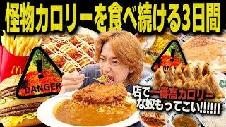 1番カロリー高い奴ください！3日間毎食ハイカロリー生活でガチ太りしてしまった。【マック/丸亀シェイク/CoCo壱/バーミヤン/縛り生活】