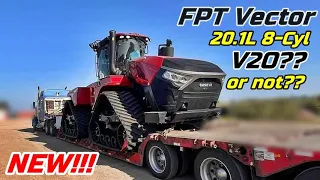 NEW 946 Hp or not? Case 715 Quadtrac will use the Vector V20? [Vector V20 vs JD X18 vs FPT C13/C16]