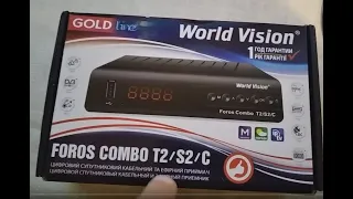World Vision, foros combo видеообзор и прошивка.