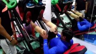 Leg press 320 kg by satpal yadav