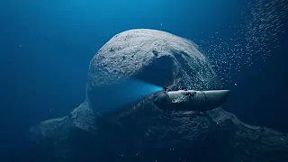 Giant monster is attacking the submarine, CGI #shorts #thalassophobia  #OceanGate