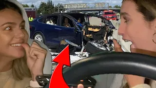 Crashing My Boyfriends Car Prank GONE WRONG!