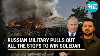 Putin pushes Zelensky to the wall in Soledar | Artillery barrages flattening city near Bakhmut