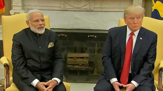 Trump hosts Indian PM Modi at the White House