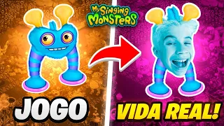 Imitando Monstrinhos de My Singing Monsters na Vida Real #3😂