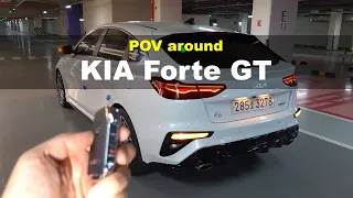 2022 KIA Forte GT 5door 1.6 T GDi POV interior and exterior