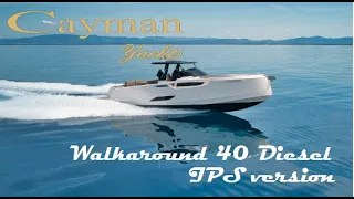 Cayman Yachts 400wa  Volvo penta IPS diesel version 2023 Delivery day!!!