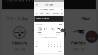 Patriots beat Steelers in AFC Championship 36 - 17