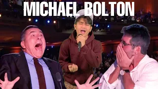 America’s got Talent Incredibly the judges were immediately hypnotized by Michael Bolton song