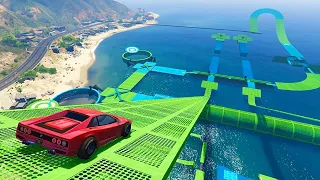 GTA 5 ONLINE PARKOUR CHEETAH CLASSIC MEGA RAMPA THOMAS10310🇫🇷