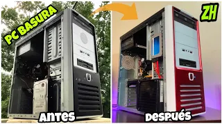 WE SAVE IT FROM THE GARBAGE! now it is BEAUTIFUL AND IMPROVED! PC GAMER OF THE PEOPLE! CHEAP PC!