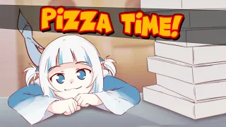 Pizza Time 【Gawr Gura animation】