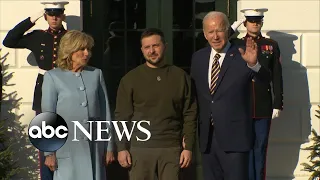 Biden welcomes Ukrainian President Zelenskyy to the White House