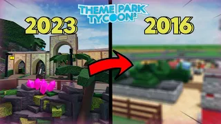 Re-visiting My OLD Parks in Theme Park Tycoon 2!