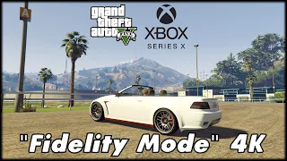 GTA V - Next Gen Remastered Gameplay Showcase on XBOX Series X "Fidelity" Graphics Mode