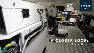 A Closer Look: Oyster 745 Engine Room | Oyster Yachts