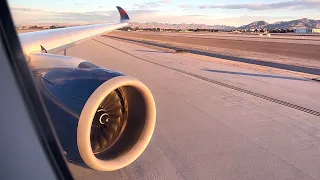 Delta A350-900 Sunset Takeoff at Las Vegas