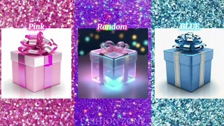 |Pink💗|vs|Random💜|vs|Blue💙| #chooseyourgift #dresses #makeup #accessories #shoes #room #subscribe