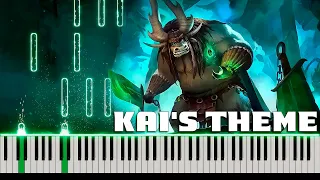 Kung Fu Panda: Kai's Theme Piano Cover [FREE MIDI]