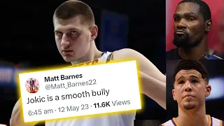 NBA PLAYERS REACT TO PHOENIX SUNS ELIMINATED IN GAME 6 BY DENVER NUGGETS - NIKOLA JOKIC