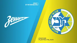 Zenit St Petersburg - Maccabi Playtika Tel Aviv Highlights | Turkish Airlines EuroLeague RS Round 34