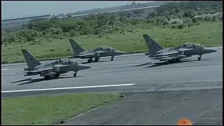 Bangladesh Air force  all aircraft in action. Mig 29,F 7,Yak 130 etc.