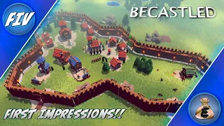 becastled gameplay | First impressions | castle flipper | Strategy Game | rts games 2020 indie games