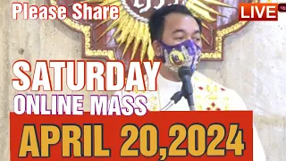 QUIAPO CHURCH LIVE MASS TODAY REV FR DOUGLAS BADONG APRIL 20,2024