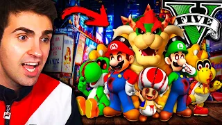 ¡ENTRO al MUNDO de *MARIO.EXE* en Grand Theft Auto 5! 🍄😈🔪