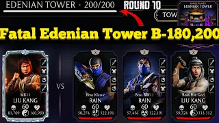 Fatal Edenian Tower Boss Battle 200 & 180 Fight + Reward MK Mobile