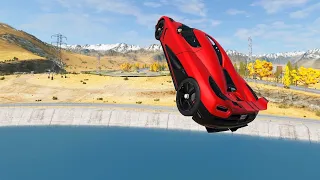 Epic High Speed Car Jumps #2 – BeamNG.Drive