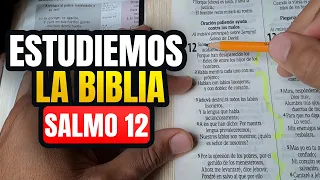 Cómo ESTUDIAR la BIBLIA correctamente Salmo 12