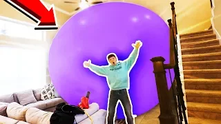 WORLD'S BIGGEST BALLOON CHALLENGE! (40+ FT)