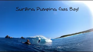 Surfing Pumping Shallow Slab at Gas Bay! (Raw Pov)