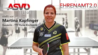 ASVÖ Tirol stellt vor: Ehrenamt 2.0 mit Martina Kapfinger - TTC Raiba Kirchbichl