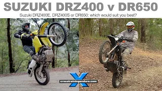 Suzuki DRZ400 v DR650: which would suit you better?︱Cross Training Adventure