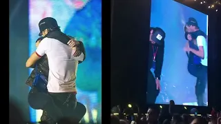 Enrique Iglesias passionately KISS a fan girl at his concert in Ukraine